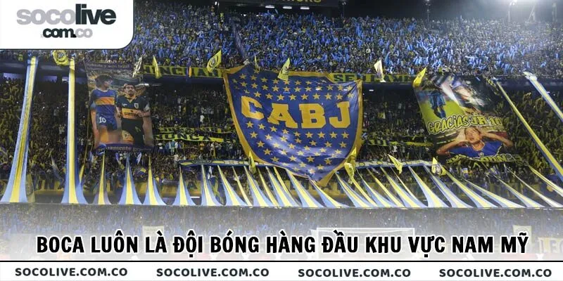 Boca Juniors luôn là đội bóng hàng đầu khu vực Nam Mỹ