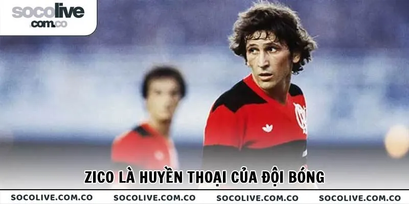 Zico là huyền thoại của đội bóng, người đã đưa CLB vươn tầm khu vực và thế giới